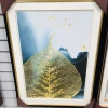 Living room decorative painting, corridor entrance mural, hotel display painting, golden leaves Specification image